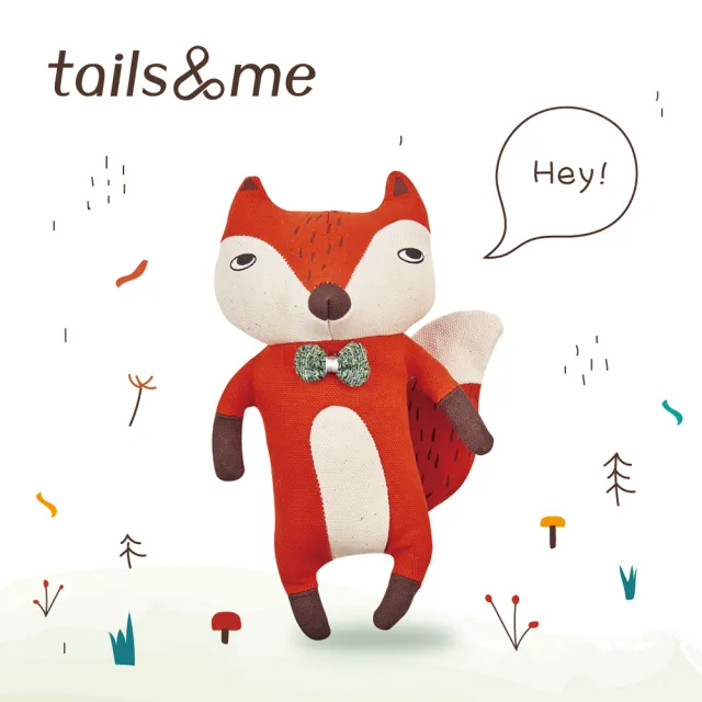 【tails&me 尾巴與我】填充玩具 狐狸傑米(減低孤單及問題行為)