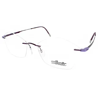 【Silhouette詩樂眼鏡】鈦金屬無框系列眼鏡(紫#ST5516 C4041)