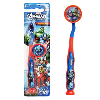 【AVENGERS】兒童吸盤牙刷(Captain America-附刷蓋)