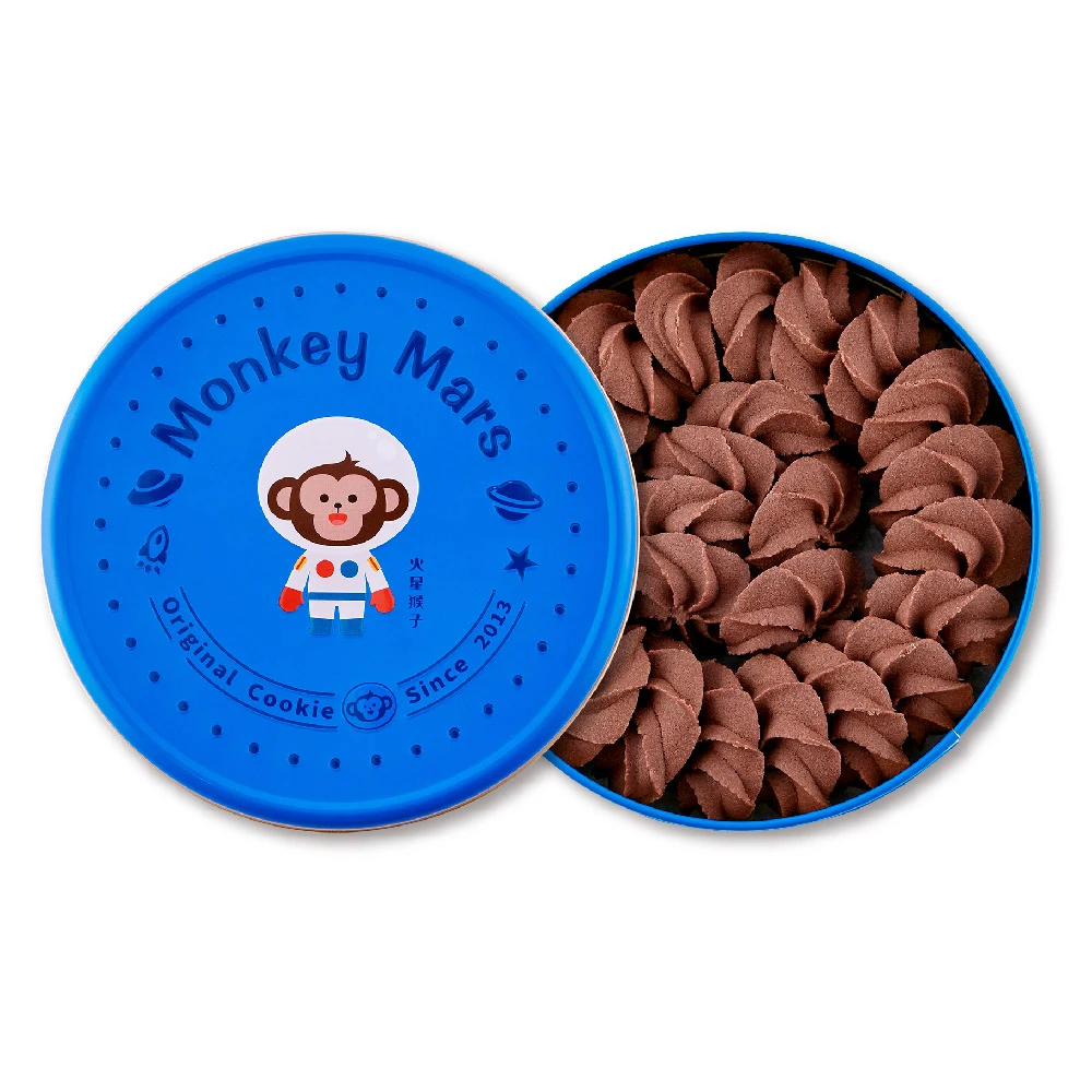 Monkey Mars火星猴子 火星巧克力奶酥曲奇餅乾禮盒 170g Momo購物網