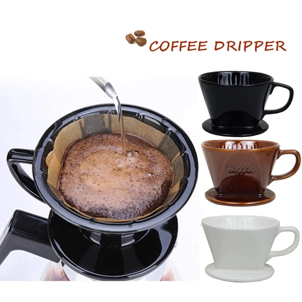 【咖啡沖泡】大號陶瓷濾杯1-4人份X1入/泡咖啡 泡茶濾杯 手沖咖啡濾器