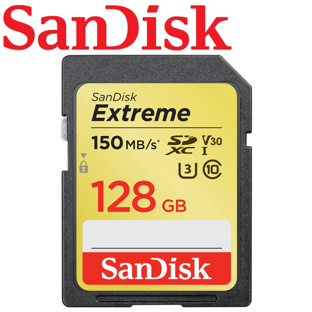【SanDisk 晟碟】128GB 150MB/s Extreme SDXC SD UHS-I V30 U3 記憶卡(平輸)
