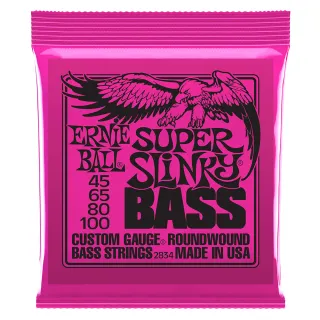 【ERNIE BALL】2834 Slinky 電貝斯套弦 045-100(原廠公司貨 商品保固有保障)