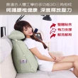 【DaoDi】多功能3D舒適三角靠枕-中款45X45X20cm (抬腿枕/腰靠枕/沙發枕)