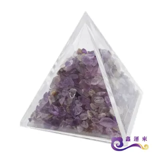 【鑫運來】紫水晶金字塔擺件(3cm)