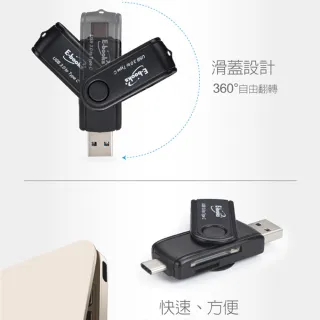 【E-books】T35 Type C+USB3.0雙介面OTG讀卡機