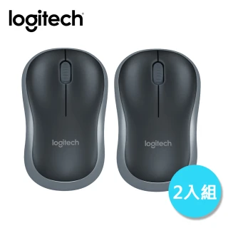 【2入組】Logitech 羅技 M186 無線滑鼠