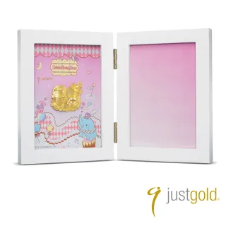 【Just Gold 鎮金店】Kiki & Lala魔幻馬戲團系列 金箔藝術相框-粉紅