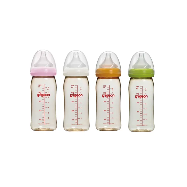 【Pigeon 貝親】母乳實感寬口PPSU奶瓶體驗組160mlx1+240mlx2+奶嘴x1