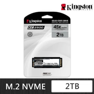 【Kingston 金士頓】KC2500 NVMe PCIe SSD 500GB 固態硬碟(SKC2500M8/500G)