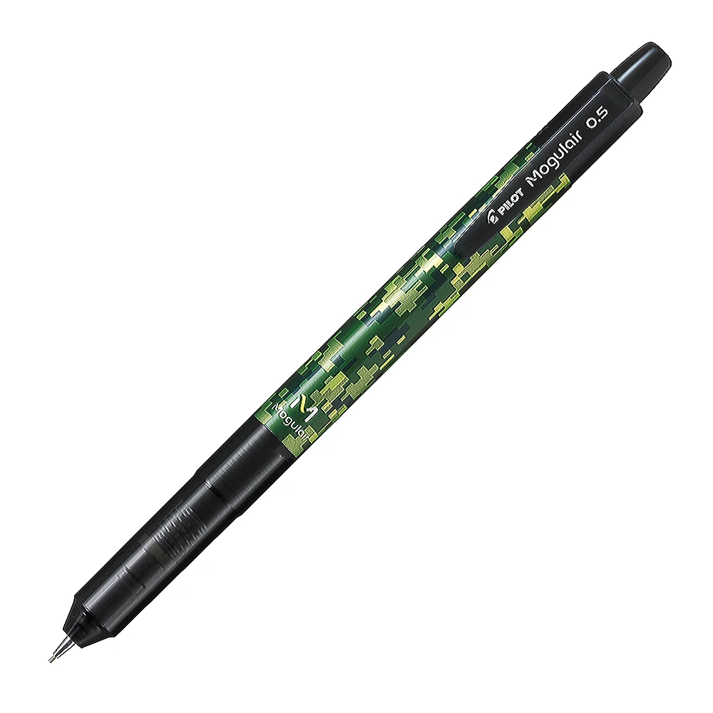 【PILOT 百樂】HFMA-50R Mogulair魔咕筆 不易斷芯搖搖自動鉛筆-0.5(方格綠)
