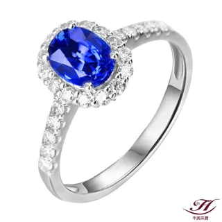 【禾美珠寶】天然皇家藍藍寶石戒指ES123(18K金)