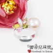 【蕾帝兒】璀璨天然珍珠戒指(彩花系)