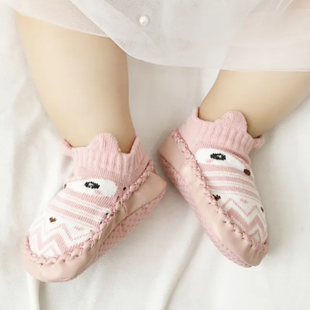 【Baby童衣】任選 韓版立體嬰兒低幫學步鞋襪 86002(粉色)