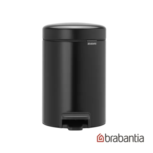 【Brabantia】NEWICON環保垃圾桶-3L尊爵黑(荷蘭百年家居精品)/