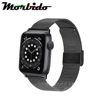 【Morbido蒙彼多】Apple Watch 6/SE 40mm不鏽鋼編織卡扣式錶帶