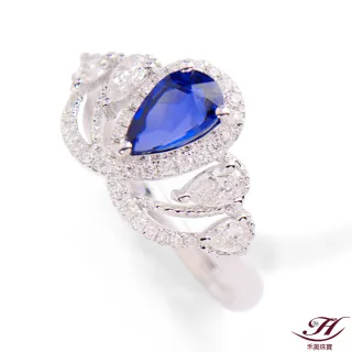 【禾美珠寶】天然皇家藍藍寶石鑽戒SN149(18K金)
