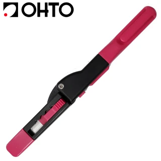 【OHTO】CTP-650-PK 2in1雙刀組-剪刀+美工刀(黑紅雙色)