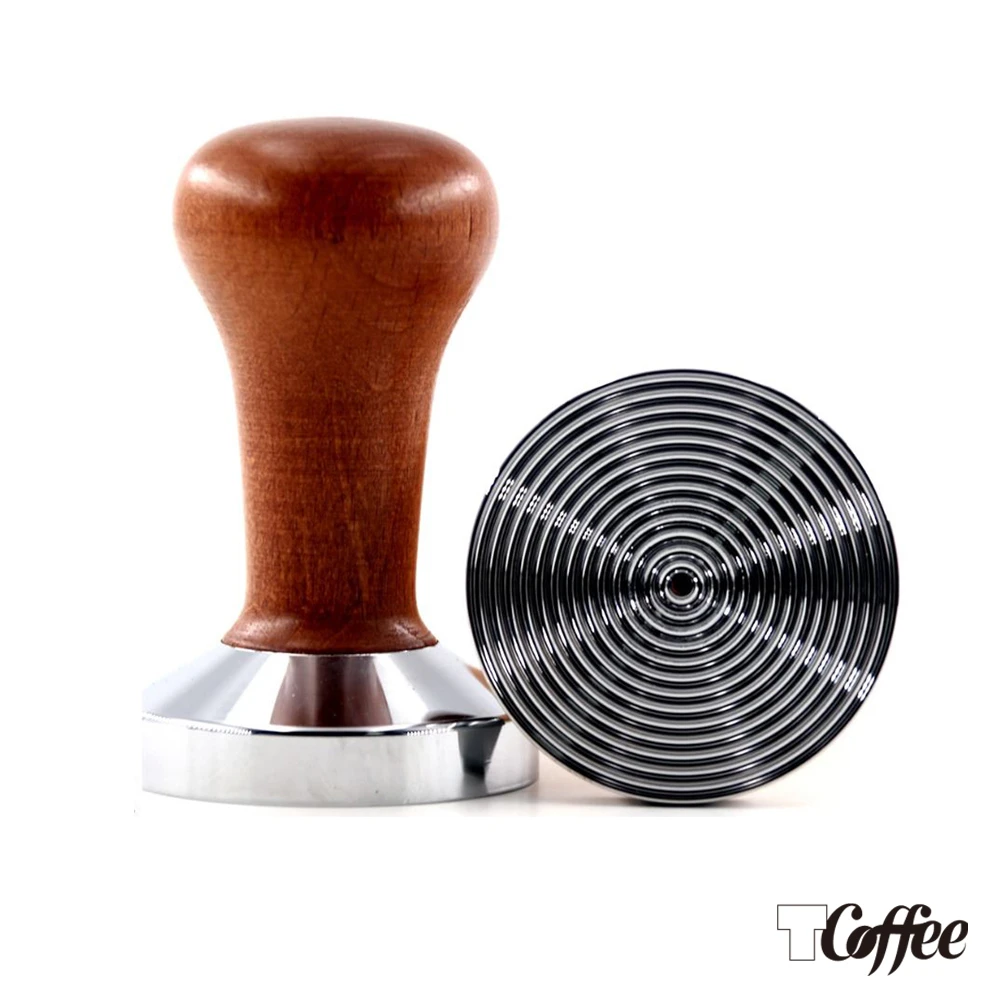 【TCoffee】MILA-檀木木紋咖啡填壓器58mm