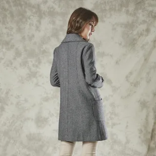 FIORE日本紡織手作精紡輕暖羊毛大衣
