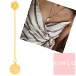 【CINCO】葡萄牙精品 CINCO Matilda necklace 925純銀鑲24K金 硬幣項鍊 古典款(925純銀)