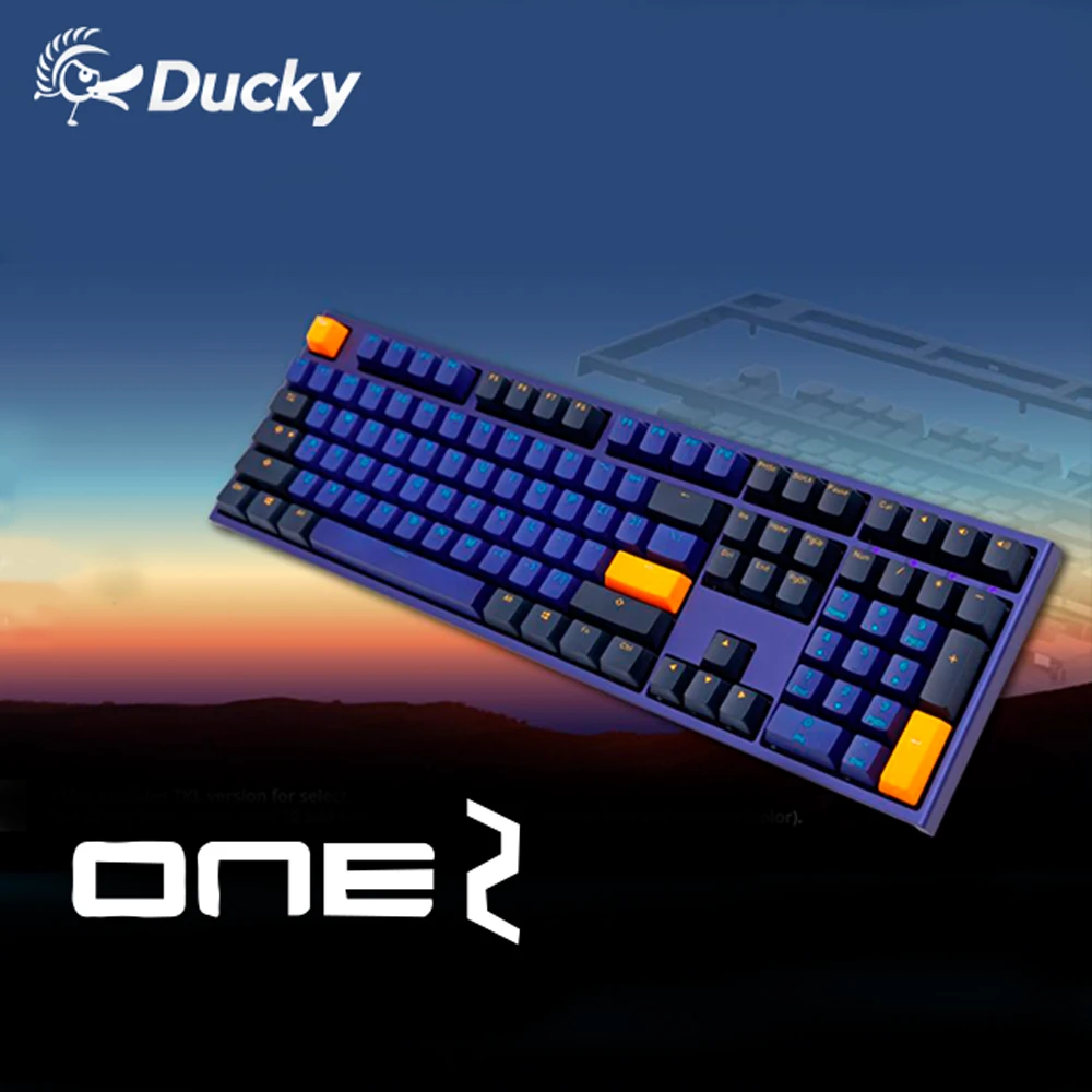 【Ducky】One2 Horizon 地平線二色 機械式鍵盤 青軸 中文 PBT