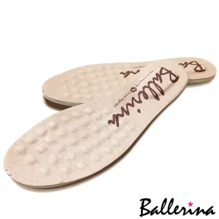 【Ballerina】〈小資女孩系列專用〉超吸汗不臭腳•獨家訂製全真皮可抽換式乳膠按摩鞋墊(1對入)
