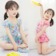 【Baby童衣】任選 女童 清新連身裙泳裝 附泳帽 y7053(藍色霜淇淋)