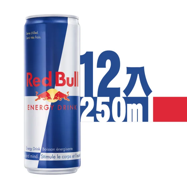 Red Bull 紅牛能量飲料250mlx12入 Momo購物網