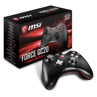 【MSI 微星】加價購-Force GC20 PC /PS3 /Android三平台 搖捍控制器遊戲手把