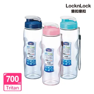 【LocknLock樂扣樂扣】Tritan優質水壺700ml\附掛帶(三色任選)