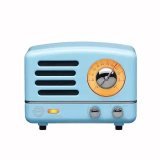 【MUZEN】OTR經典復刻藍牙音響收音機豪華版-內含專屬原廠皮套+提背帶(希臘藍)
