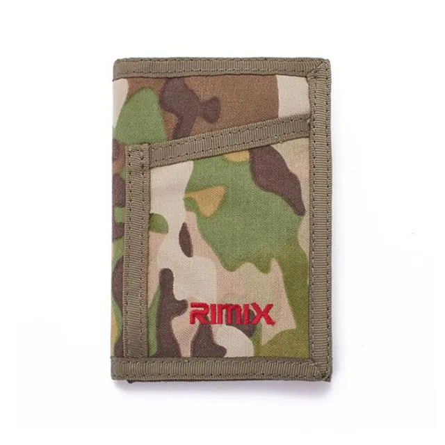 【RIMIX】三折式通勤軍用卡片零錢包 折疊包(2色可選)