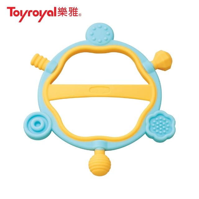 【Toyroyal 樂雅】牙膠六角搖鈴