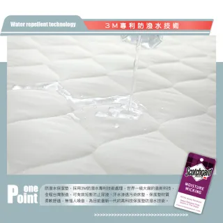 【ISHUR伊舒爾】MIT高效能防潑水床包式保潔墊+枕套三件組-加大(3M防潑水技術/馬卡龍6色任選)