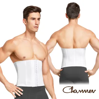 【Charmen】可調式三段排扣收腹塑腰帶 束腰套 男性塑身