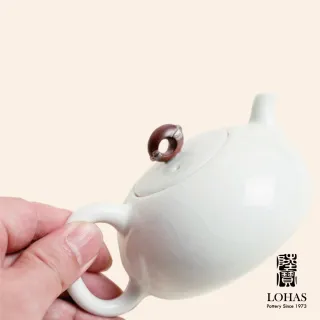 【LohasPottery 陸寶】泉石印象茶組9件式-青瓷冰裂(一壺一海六杯活水球 杯壺組)