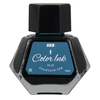 【SKB文明鋼筆】INK-210 COLOR INK鋼筆墨水瓶(青藍)