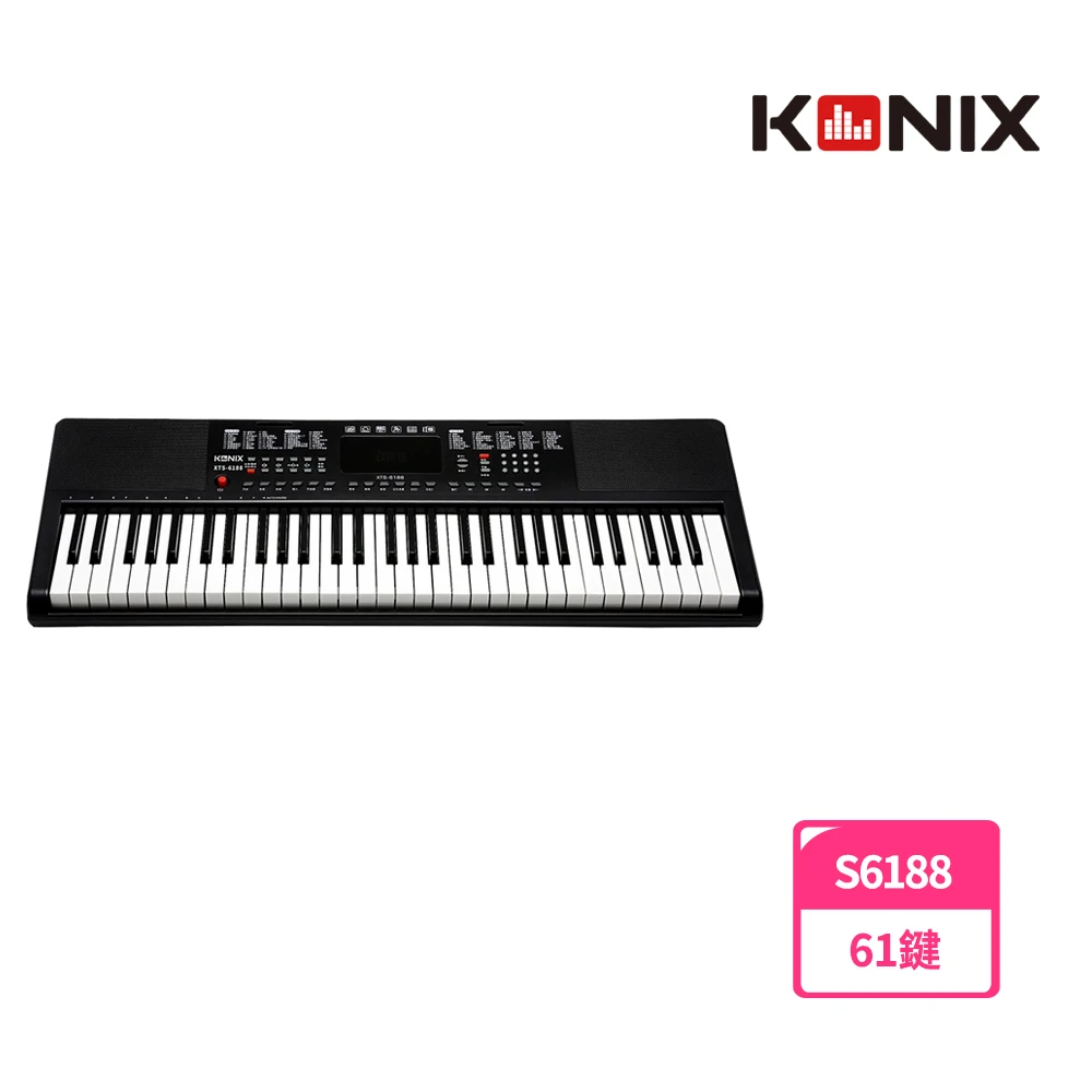 Konix 61鍵多媒體音樂電子琴s61 攜帶式電子鋼琴移調功能可外接耳機麥克風 Momo購物網 Konix 61鍵多媒體音樂電子琴s61 攜帶式電子鋼琴移調功能可外接耳機麥克風 Momo購物網