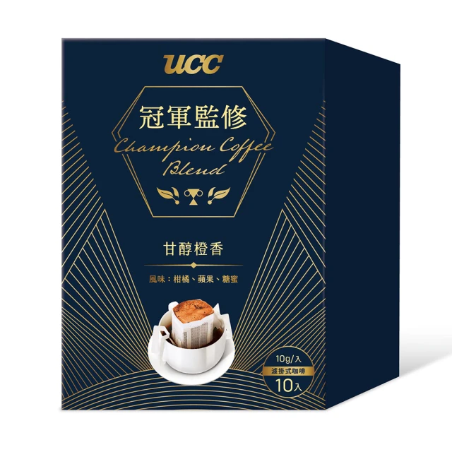 【UCC】冠軍監修甘醇橙香濾掛式咖啡(10g x10入)-momo購物網