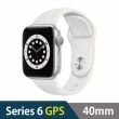 鋼化保貼超值組【Apple 蘋果】Apple Watch Series6 GPS 40mm 鋁金屬錶殼搭配運動錶帶