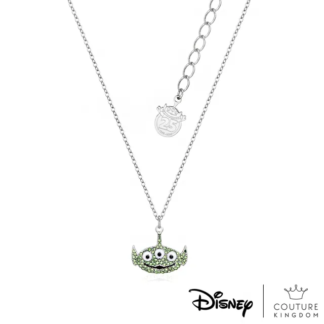 【Disney Jewellery】迪士尼 Couture Kingdom 25週年玩具總動員三眼怪水晶項鍊(白金)