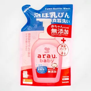【SARAYA】Arau Baby奶瓶清潔皂液補充包 450ml