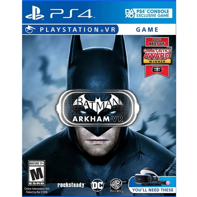 Sony 索尼 Ps4 蝙蝠俠阿卡漢vr 英文美版 Batman Arkham Vr Momo購物網