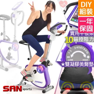 【SAN SPORTS 山司伯特】YA!奇摩子!飛輪式磁控健身車(C149-024)