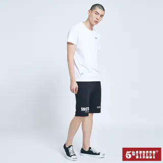 【5th STREET】男經典復古短袖T恤-白色