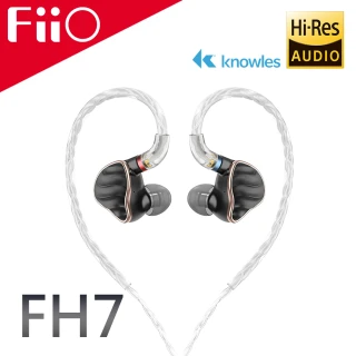 一圈四鐵五單元MMCX單晶銅鍍銀可換線耳機(FH7)