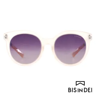 【BIS IN DEI】微高調復古圓框太陽眼鏡(霧透明)