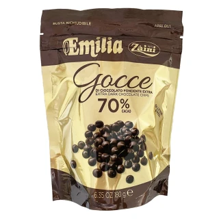 【Zaini】義大利采霓70%黑巧克力丁 180g