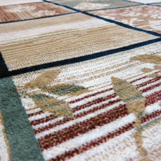 【范登伯格】比利時 芭比典雅絲質地毯 日式藤花(140x190cm/共兩色)